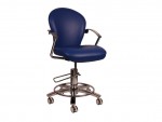 Murray CHROMA-HYD Hydraulic Patient Chair with Adjustable Seat Height & Lockable Swivel Action